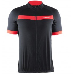 2016 Craft Radtrikot Kurzarm schwarz rot