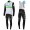 2016 Team Dimension Date Weiß thermisch Fahrradbekleidung Satz Radtrikot Langarm+Lang Trägerhose