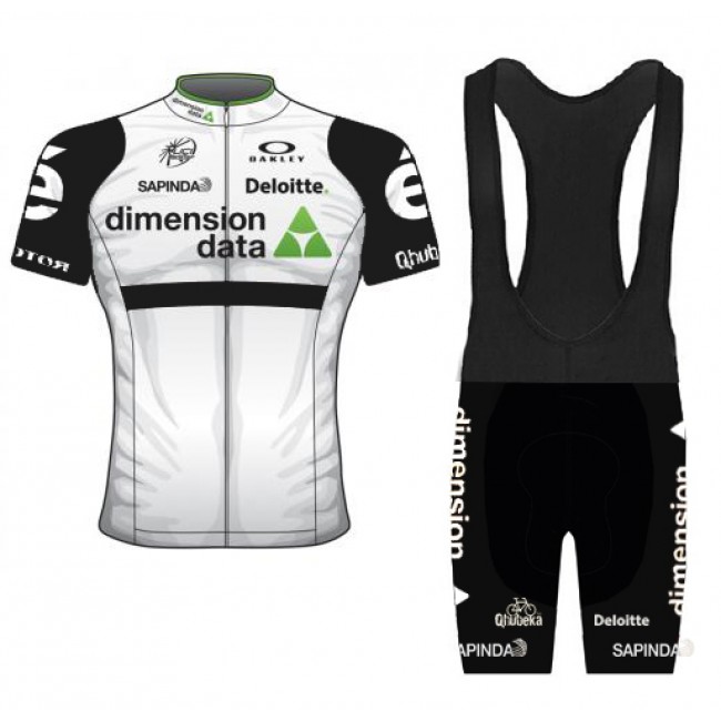 2016 Dimension Data Weiß Fahrradbekleidung Satz Fahrradtrikot Kurzarm Trikot und Kurz Trägerhose 2016 Dimension Data Weiß Fahrradbekleidung Satz Fahrradtrikot Kurzarm Trikot und Kurz Trägerhose