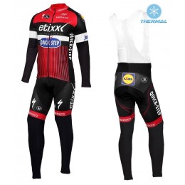 2016 Etixx-Quick Step TDF Ausgabe Rot thermisch Fahrradbekleidung Satz Radtrikot Langarm+Lang Trägerhose 2016 Etixx-Quick Step TDF Ausgabe Rot thermisch Fahrradbekleidung Satz Radtrikot Langarm+Lang Trägerhose