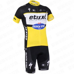 2016 ETIXX-QUICK STEP Radbekleidung Radtrikot Kurzarm und Fahrradhosen Kurz Gelb 2016 ETIXX-QUICK STEP Radbekleidung Radtrikot Kurzarm und Fahrradhosen Kurz Gelb