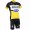 2016 ETIXX-QUICK STEP Radbekleidung Radtrikot Kurzarm und Fahrradhosen Kurz Gelb