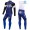 2016 Etixx-Quick Step Blau thermisch Fahrradbekleidung Satz Radtrikot Langarm+Lang Trägerhose