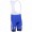 2016 QUICK STEP Pro Kurz Trägerhose Blau