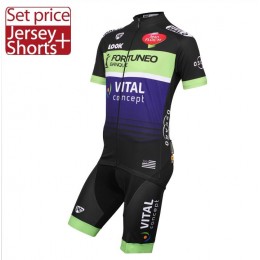 2016 FORTUNEO-VITAL CONCEPT Radbekleidung Radtrikot Kurzarm und Fahrradhosen Kurz 2016 FORTUNEO-VITAL CONCEPT Radbekleidung Radtrikot Kurzarm und Fahrradhosen Kurz