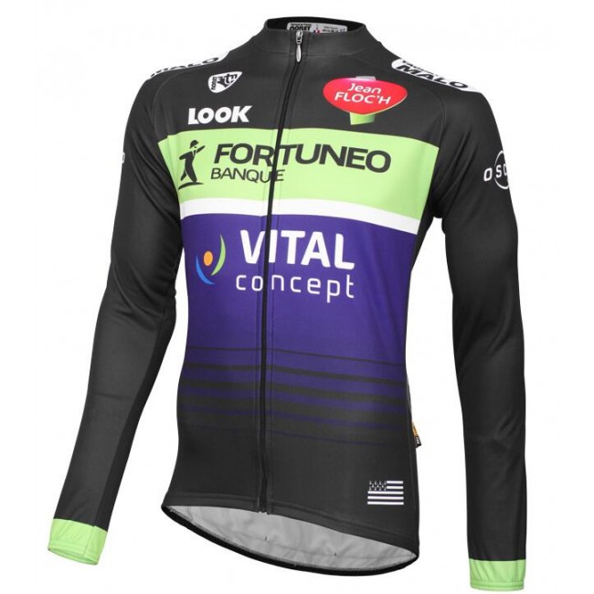 2016 FORTUNEO-VITAL CONCEPT Fahrradtrikot Langarm 2016 FORTUNEO-VITAL CONCEPT Fahrradtrikot Langarm