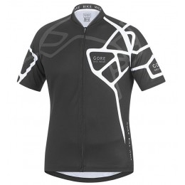 2016 GORE Element Adrenalin II schwarz Weiß Radtrikot Kurzarm