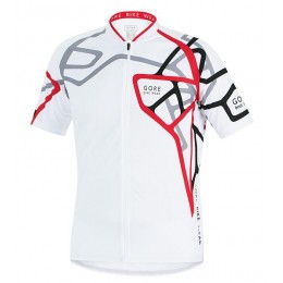 2016 GORE Element Adrenalin II Weiß rot Radtrikot Kurzarm
