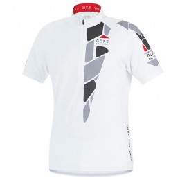 2016 GORE Element K-Rock Weiß rot Radtrikot Kurzarm