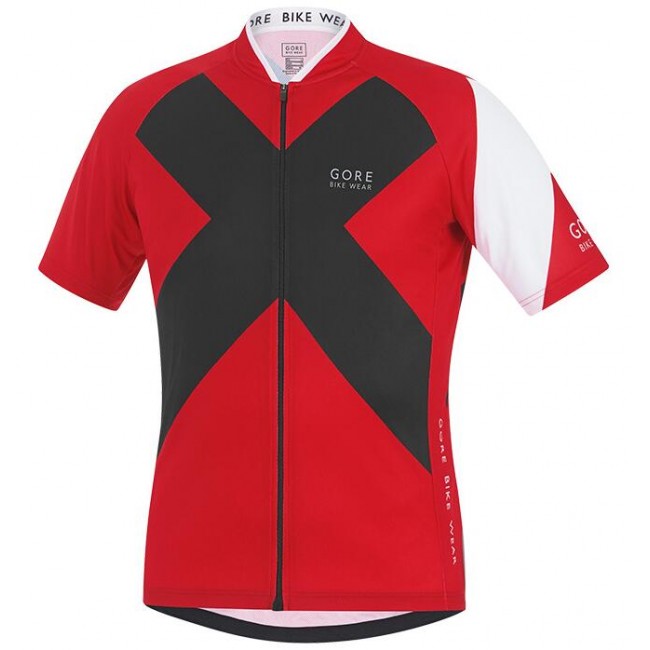 2016 GORE Element X-Road rot schwarz Radtrikot Kurzarm 2016 GORE Element X-Road rot schwarz Radtrikot Kurzarm
