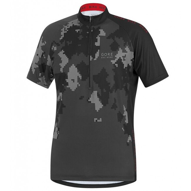 2016 GORE Element Digit Camo anthracite grau Radtrikot Kurzarm 2016 GORE Element Digit Camo anthracite grau Radtrikot Kurzarm