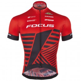 2016 GSG Focus XC Rouge Fahrradbekleidung Kurzarm Radtrikot