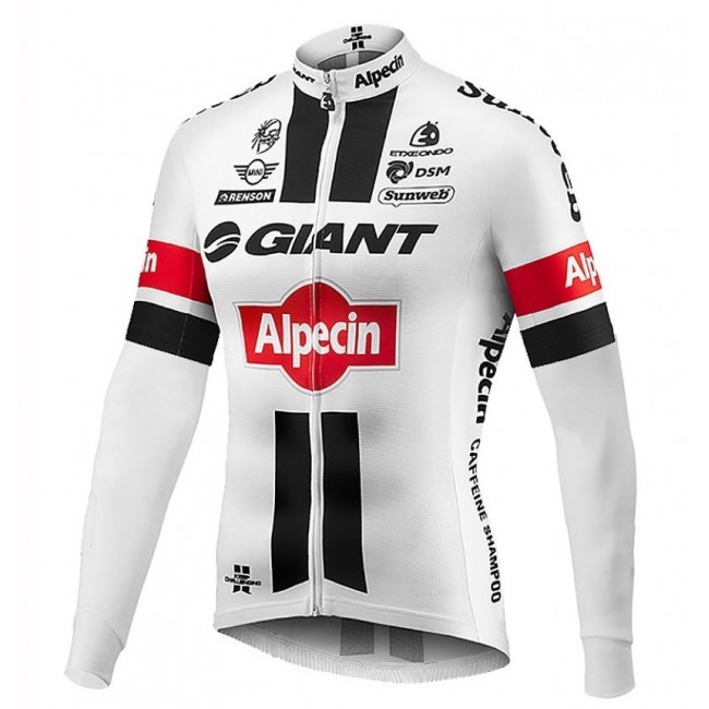 2016 Giant Alpecin TDF Ausgabe Weiß Radtrikot Langarm 2016 Giant Alpecin TDF Ausgabe Weiß Radtrikot Langarm