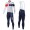 2016 Team IAM Weiß Fahrradbekleidung Satz Radtrikot Langarm+Lang Trägerhose