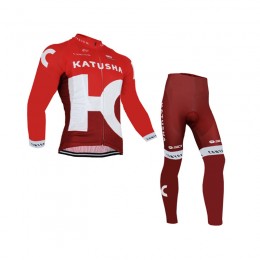 2016 Katusha Fahrradbekleidung Radtrikot Satz Langarm und Lange Fahrradhose 2016 Katusha Fahrradbekleidung Radtrikot Satz Langarm und Lange Fahrradhose