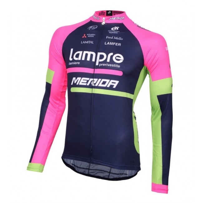 2016 Lampre Merida Radtrikot Langarm 2016 Lampre Merida Radtrikot Langarm