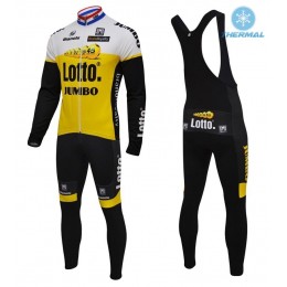 2016 Lotto-Jumbo Gelb thermisch Fahrradbekleidung Satz Radtrikot Langarm+Lang Trägerhose 2016 Lotto-Jumbo Gelb thermisch Fahrradbekleidung Satz Radtrikot Langarm+Lang Trägerhose