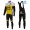 2016 Lotto-Jumbo Gelb thermisch Fahrradbekleidung Satz Radtrikot Langarm+Lang Trägerhose