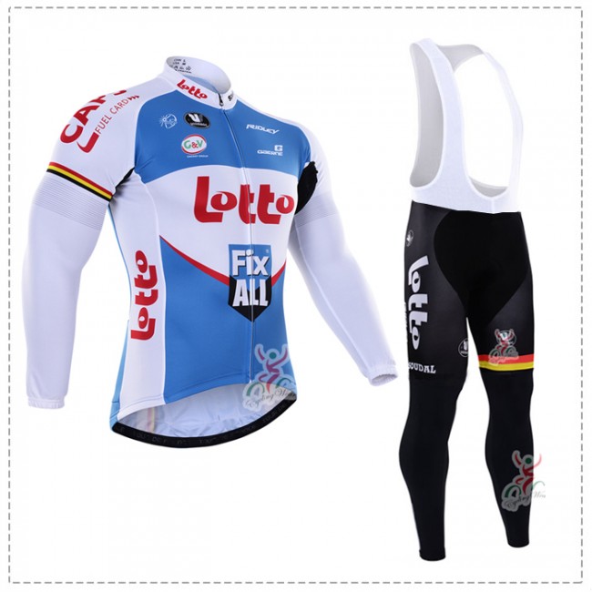 2016 Lotto Fix All Fahrradbekleidung Radtrikot Satz Langarm und Lange Trägerhose 2016 Lotto Fix All Fahrradbekleidung Radtrikot Satz Langarm und Lange Trägerhose