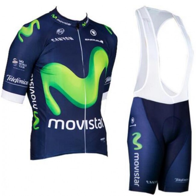 2016 Movistar Fahrradbekleidung Satz Fahrradtrikot Kurzarm Trikot und Kurz Trägerhose 2016 Movistar Fahrradbekleidung Satz Fahrradtrikot Kurzarm Trikot und Kurz Trägerhose