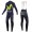 2016 Movistar Team Fahrradbekleidung Satz Radtrikot Langarm+Lang Trägerhose