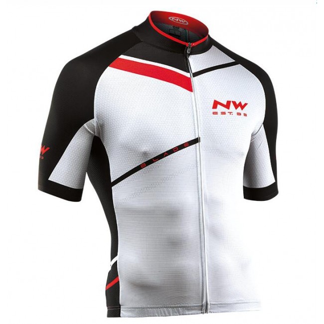 2016 Northwave Weiß schwarz rot Radtrikot Kurzarm 2016 Northwave Weiß schwarz rot Radtrikot Kurzarm