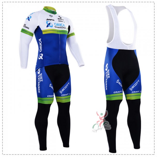 2016 orica greenedge Fahrradbekleidung Radtrikot Satz Langarm und Lange Trägerhose 2016 orica greenedge Fahrradbekleidung Radtrikot Satz Langarm und Lange Trägerhose