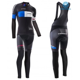 2016 Orbea Pro Damen Schwarz-Blau thermisch Fahrradbekleidung Satz Radtrikot Langarm+Lang Trägerhose 2016 Orbea Pro Damen Schwarz-Blau thermisch Fahrradbekleidung Satz Radtrikot Langarm+Lang Trägerhose