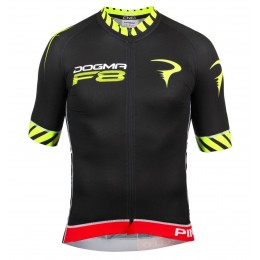 2016 Pinarello Dogma F8 schwarz-gelb Radtrikot Kurzarm