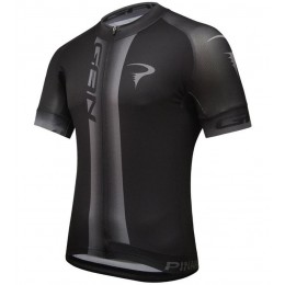 2016 Pinarello Gan Fahrradbekleidung Kurzarm Radtrikot schwarz gris