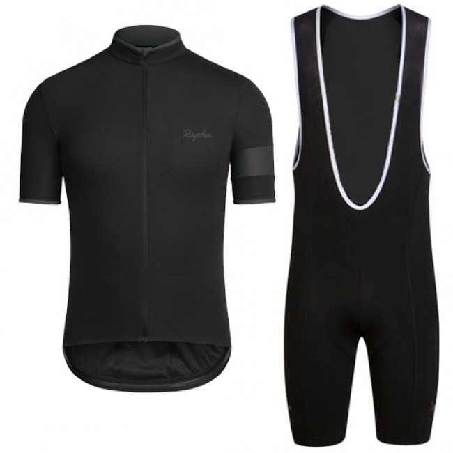 2016 RAPHA schwarz Fahrradbekleidung Radtrikot und Trägerhosen Set 2016 RAPHA schwarz Fahrradbekleidung Radtrikot und Trägerhosen Set