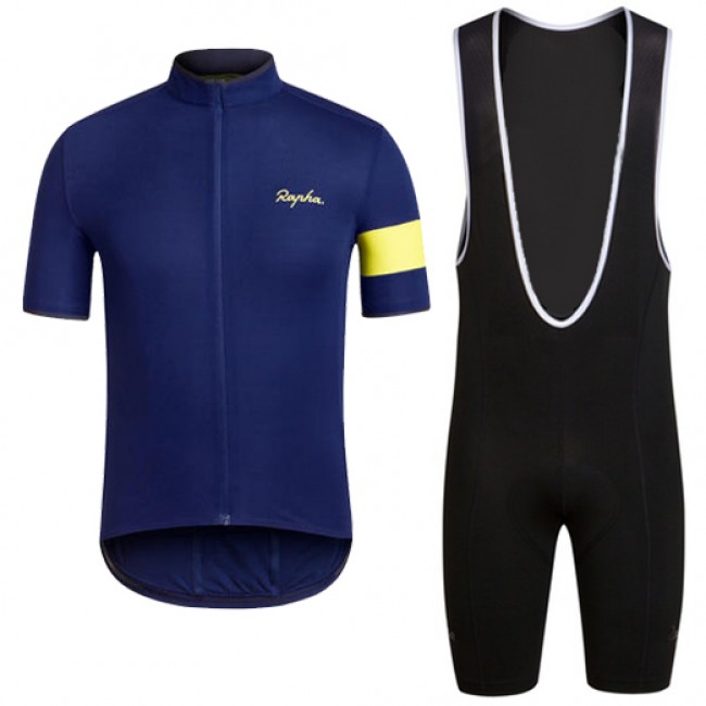 2016 RAPHA blau Fahrradbekleidung Radtrikot und Trägerhosen Set 2016 RAPHA blau Fahrradbekleidung Radtrikot und Trägerhosen Set