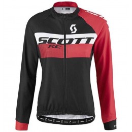 2016 Scott RC Schwarz-Rot Damen Radtrikot Langarm 2016 Scott RC Schwarz-Rot Damen Radtrikot Langarm