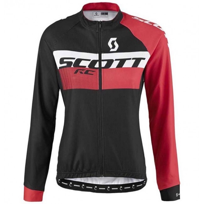 2016 Scott RC Schwarz-Rot Damen Radtrikot Langarm 2016 Scott RC Schwarz-Rot Damen Radtrikot Langarm