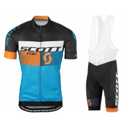 2016 Scott RC schwarz gelb blau Fahrradbekleidung Satz Fahrradtrikot Kurzarm Trikot und Kurz Trägerhose 2016 Scott RC schwarz gelb blau Fahrradbekleidung Satz Fahrradtrikot Kurzarm Trikot und Kurz Trägerhose