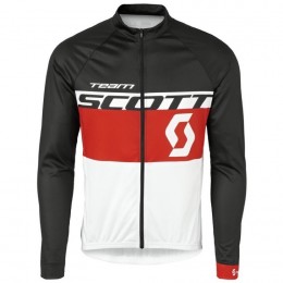 2016 Scott Team Schwarz-Rot-Weiß Radtrikot Langarm 2016 Scott Team Schwarz-Rot-Weiß Radtrikot Langarm