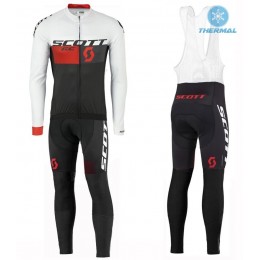 2016 Scott RC Weiß-Schwarz-Rot thermisch Fahrradbekleidung Satz Radtrikot Langarm+Lang Trägerhose 2016 Scott RC Weiß-Schwarz-Rot thermisch Fahrradbekleidung Satz Radtrikot Langarm+Lang Trägerhose