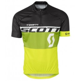 2016 Scott schwarz Grün gelb Radtrikot Kurzarm 2016 Scott schwarz Grün gelb Radtrikot Kurzarm