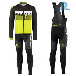 2016 Scott RC Schwarz-Weiß-Grün Fluo thermisch Fahrradbekleidung Satz Radtrikot Langarm+Lang Trägerhose 2016 Scott RC Schwarz-Weiß-Grün Fluo thermisch Fahrradbekleidung Satz Radtrikot Langarm+Lang Trägerhose