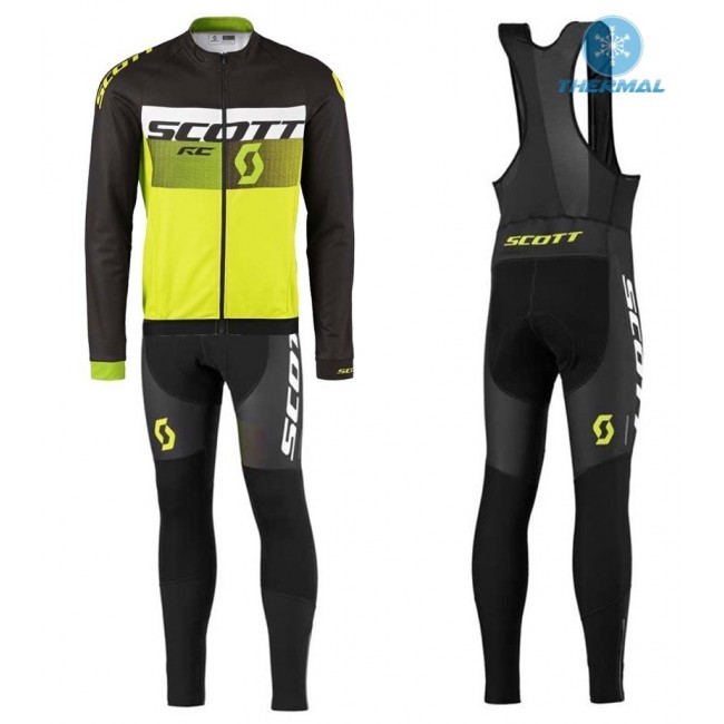 2016 Scott RC Schwarz-Weiß-Grün Fluo thermisch Fahrradbekleidung Satz Radtrikot Langarm+Lang Trägerhose 2016 Scott RC Schwarz-Weiß-Grün Fluo thermisch Fahrradbekleidung Satz Radtrikot Langarm+Lang Trägerhose