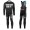 2016 Scott RC Schwarz-Grau thermisch Fahrradbekleidung Satz Radtrikot Langarm+Lang Trägerhose
