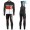 2016 Scott Team Schwarz-Rot-Weiß thermisch Fahrradbekleidung Satz Radtrikot Langarm+Lang Trägerhose
