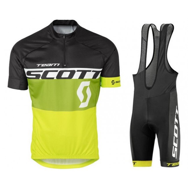 2016 Scott schwarz Grün gelb Fahrradbekleidung Satz Fahrradtrikot Kurzarm Trikot und Kurz Trägerhose 2016 Scott schwarz Grün gelb Fahrradbekleidung Satz Fahrradtrikot Kurzarm Trikot und Kurz Trägerhose