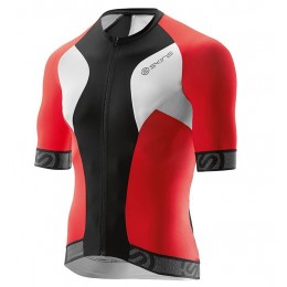 2016 Skins Tremola Radtrikot Kurzarm rot schwarz Weiß 2016 Skins Tremola Radtrikot Kurzarm rot schwarz Weiß