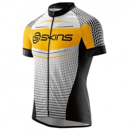 2016 Skins Promo Radtrikot Kurzarm schwarz Weiß gelb 2016 Skins Promo Radtrikot Kurzarm schwarz Weiß gelb