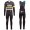 2016 Team Sky IV Schwarz-Gelb thermisch Fahrradbekleidung Satz Radtrikot Langarm+Lang Trägerhose