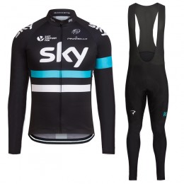 2016 Sky Fahrradbekleidung Radtrikot Satz Langarm und Lange Trägerhose 2016 Sky Fahrradbekleidung Radtrikot Satz Langarm und Lange Trägerhose