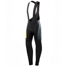 2016 Specialized Pro Team SZK Schwarz-Grau-Gelb Lang Trägerhose