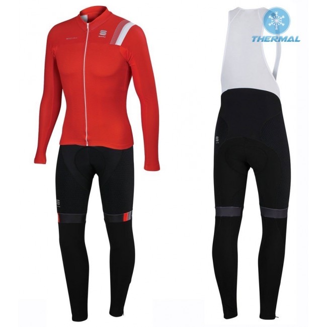 2016 Sportful JSW Rot thermisch Fahrradbekleidung Satz Radtrikot Langarm+Lang Trägerhose 2016 Sportful JSW Rot thermisch Fahrradbekleidung Satz Radtrikot Langarm+Lang Trägerhose
