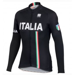 2016 Sportful Italy IT Schwarz Radtrikot Langarm 2016 Sportful Italy IT Schwarz Radtrikot Langarm